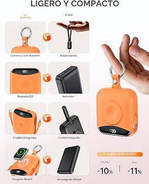 Cargador portátil, 10,000 mAh, 22,5 W carga rapida